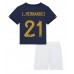 Francie Lucas Hernandez #21 Dětské Oblečení Domácí Dres MS 2022 Krátkým Rukávem (+ trenýrky)